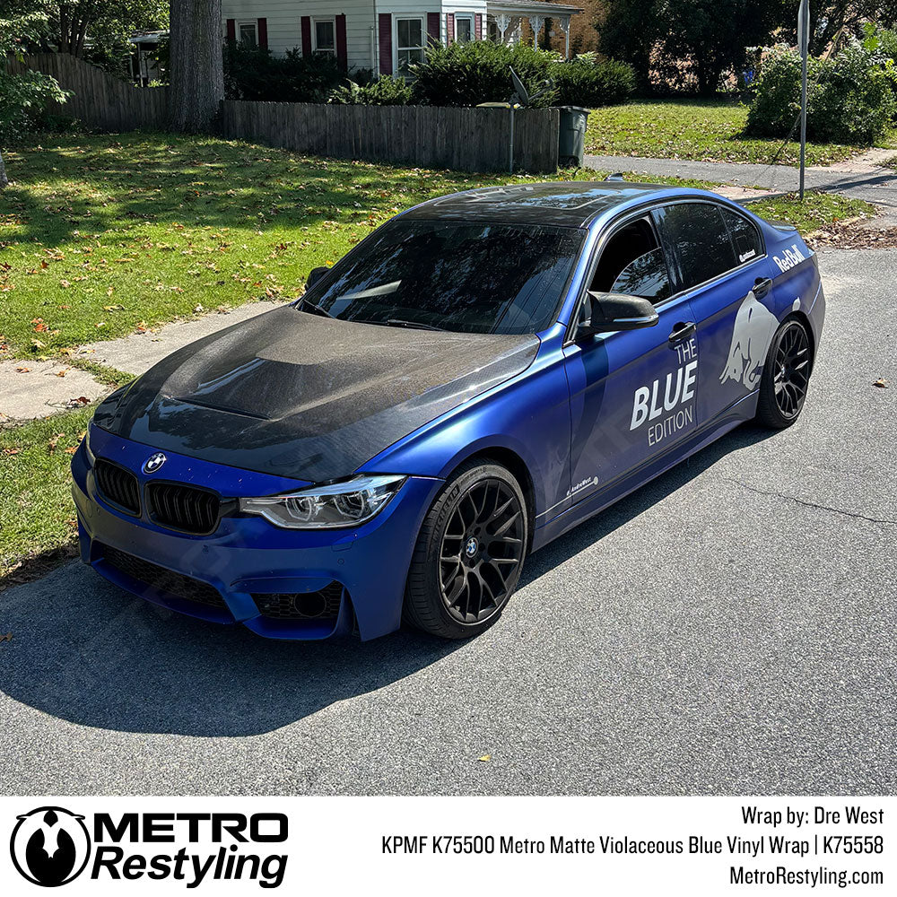 KPMF K75500 Metro Matte Violaceous Blue Vinyl Wrap | K75558 | BLOWOUT STOCK | (225 sq ft) | 7876043
