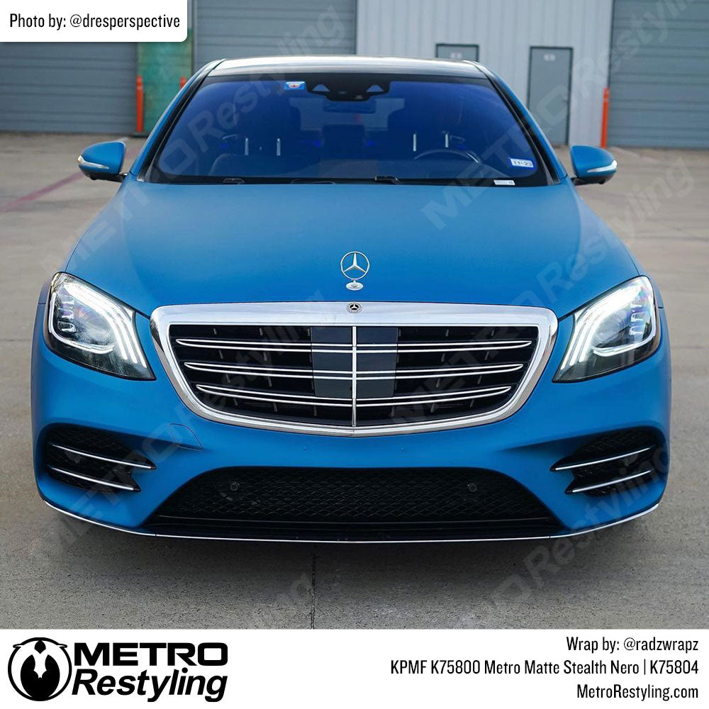 Blue Mercedes Wrap