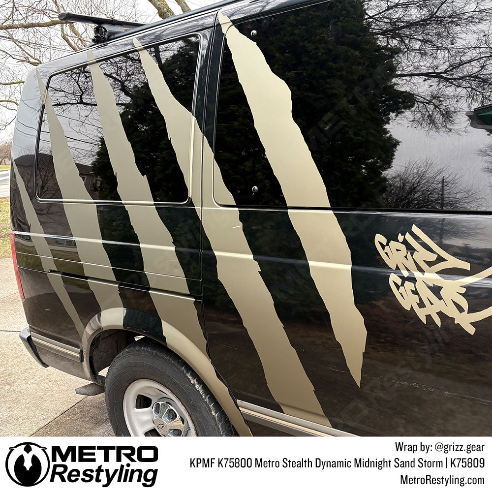 Metro Stealth Dynamic Midnight Sand Storm - KPMF | Metro Restyling