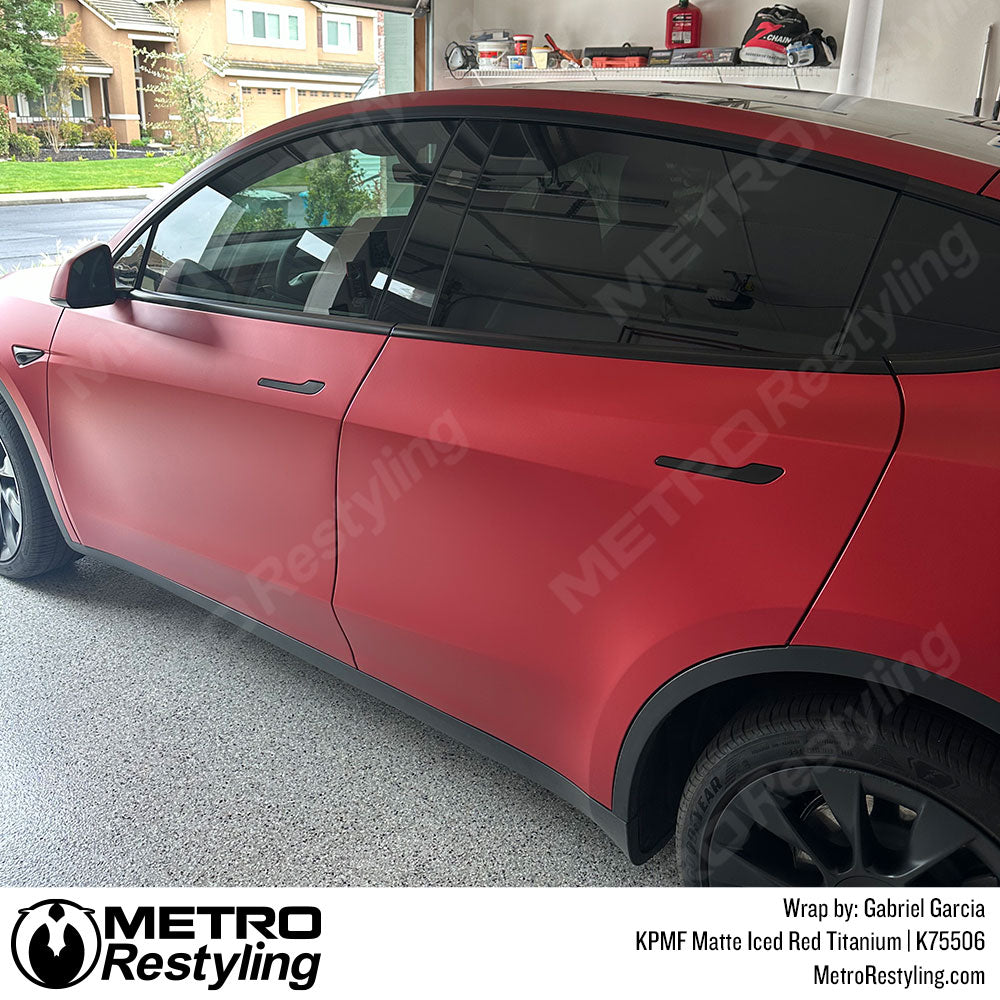 Matte Iced Red Titanium - KPMF | Metro Restyling