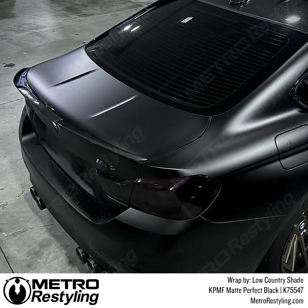 KPMF K75400 Matte Perfect Black Vinyl Wrap | K75547