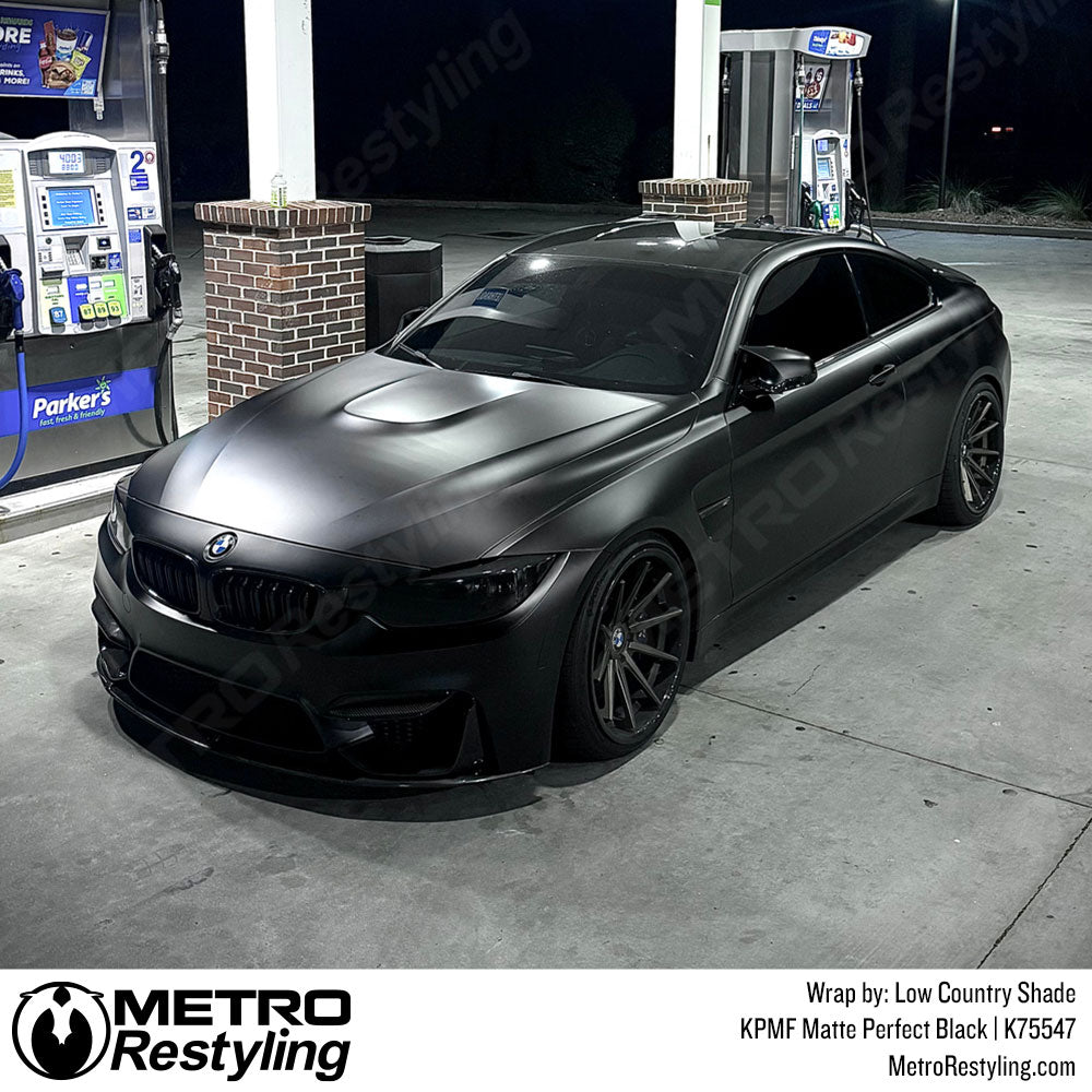 KPMF K75400 Matte Perfect Black Vinyl Wrap | K75547