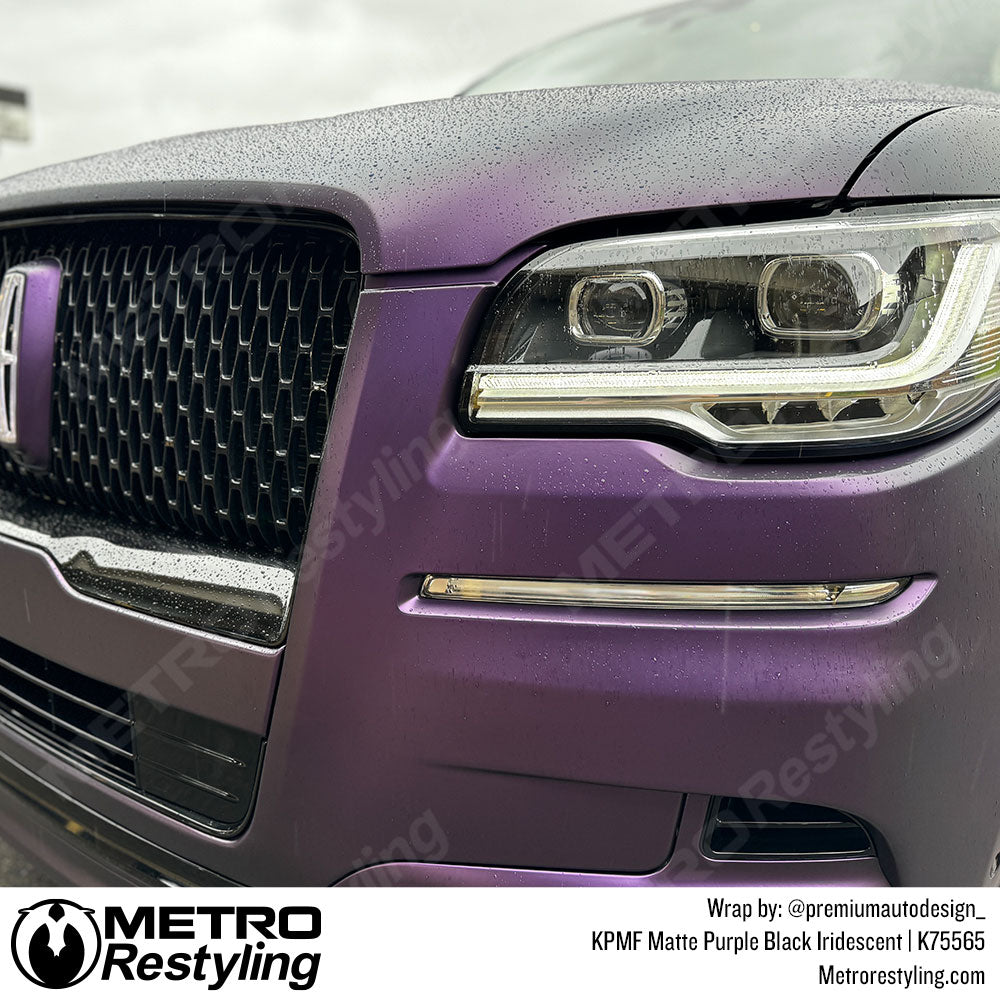 purple lincoln wrap