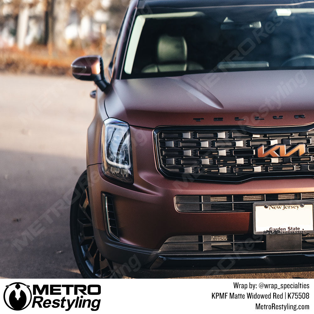 Matte Widowed Red - KPMF | Metro Restyling