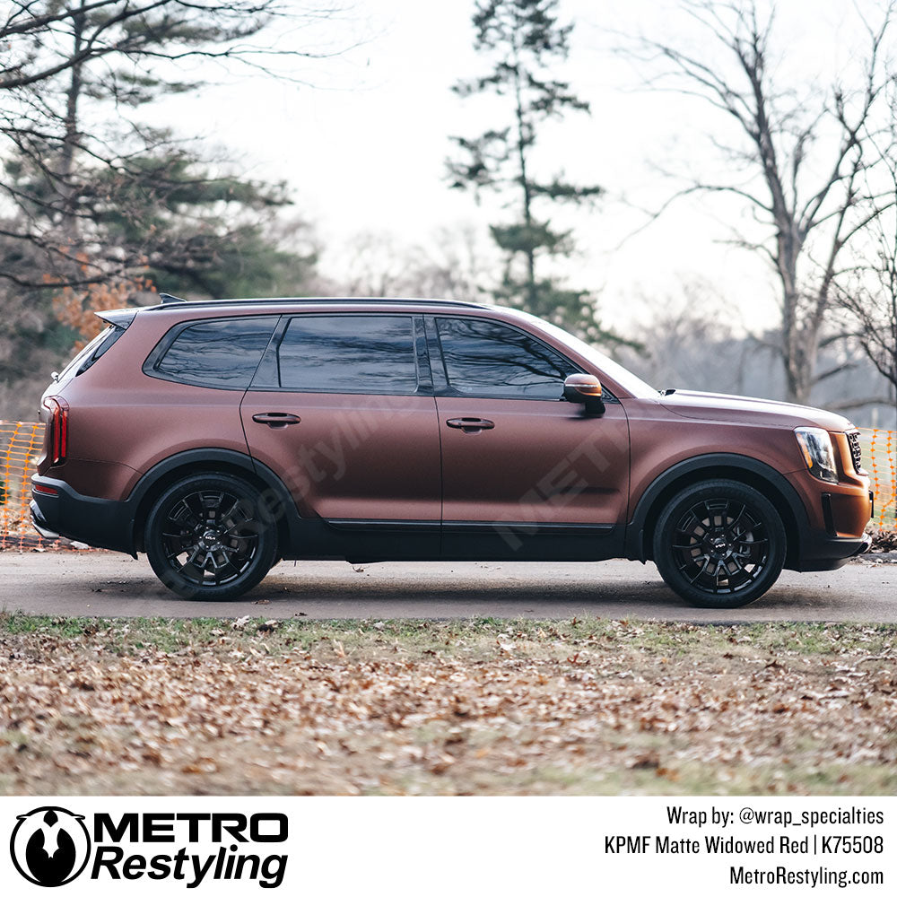 Matte Widowed Red - KPMF | Metro Restyling