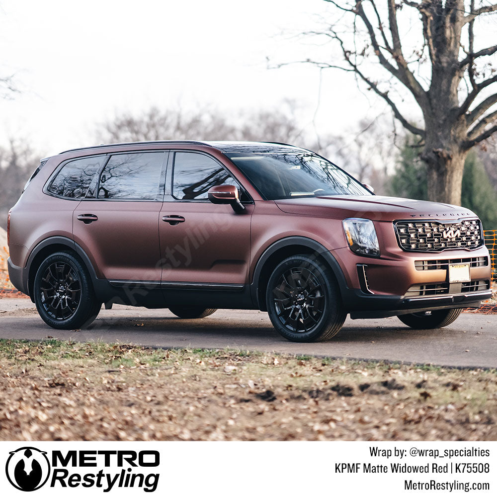 Matte Widowed Red - KPMF | Metro Restyling