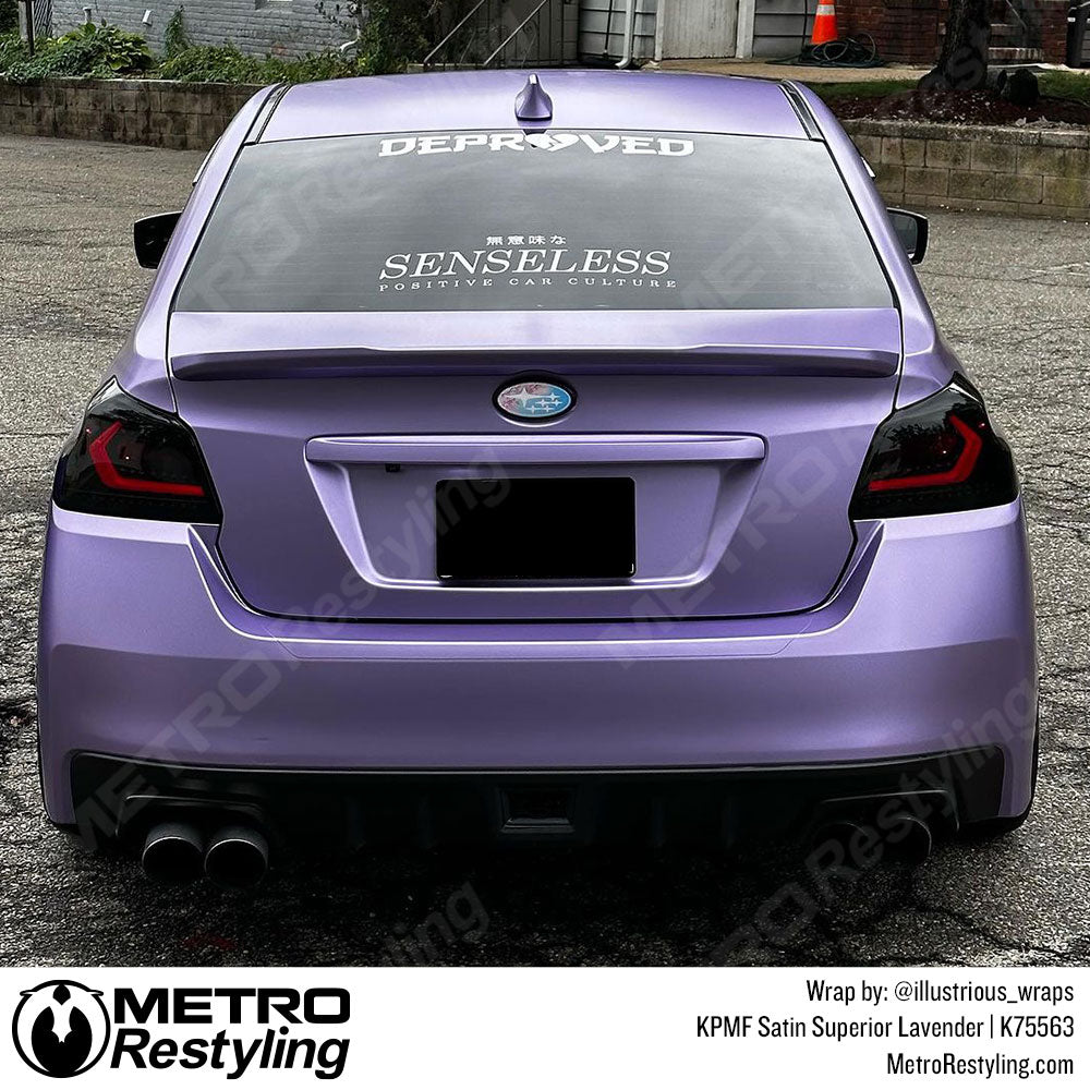 Lavender Car Wrap