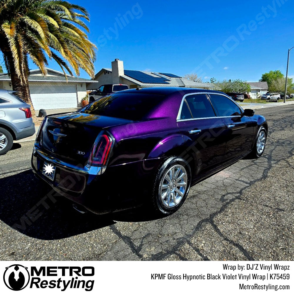 Gloss Hypnotic Black Violet Vinyl Wrap - KPMF | Metro Restyling
