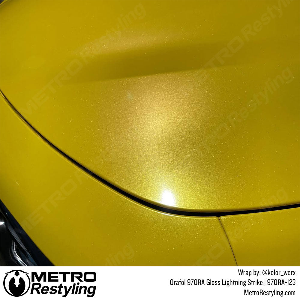 Orafol Gloss Lightning Strike Vinyl Wrap | Metro Restyling