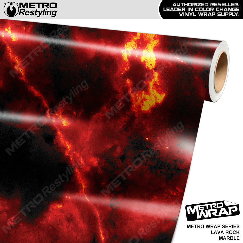 Metro Wrap Lava Rock Marble Vinyl Film - Avery Film - Gloss Finish | BLOWOUT STOCK | (10 sq ft) | 100387