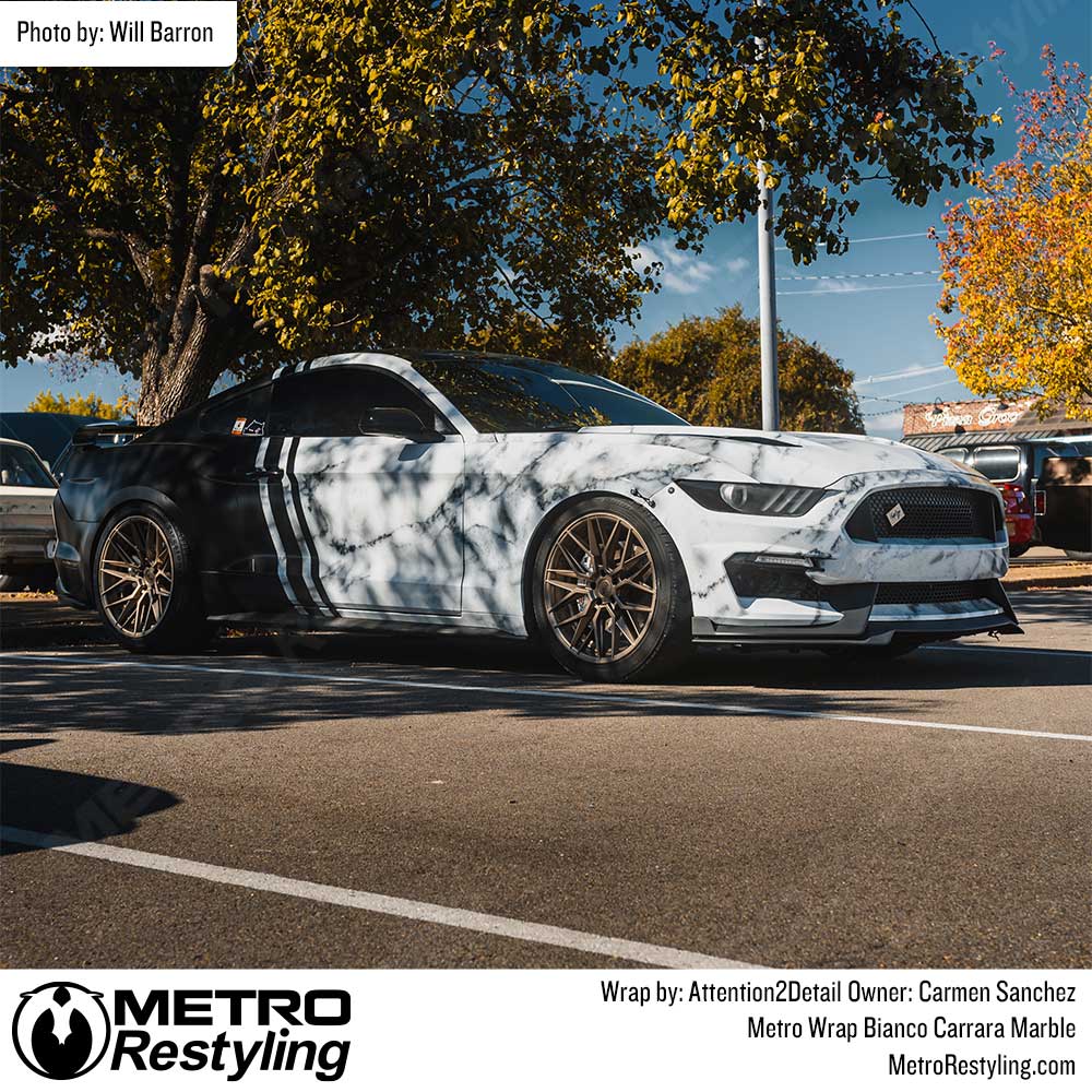Metro Wrap Bianco Carrara Marble Vinyl Film