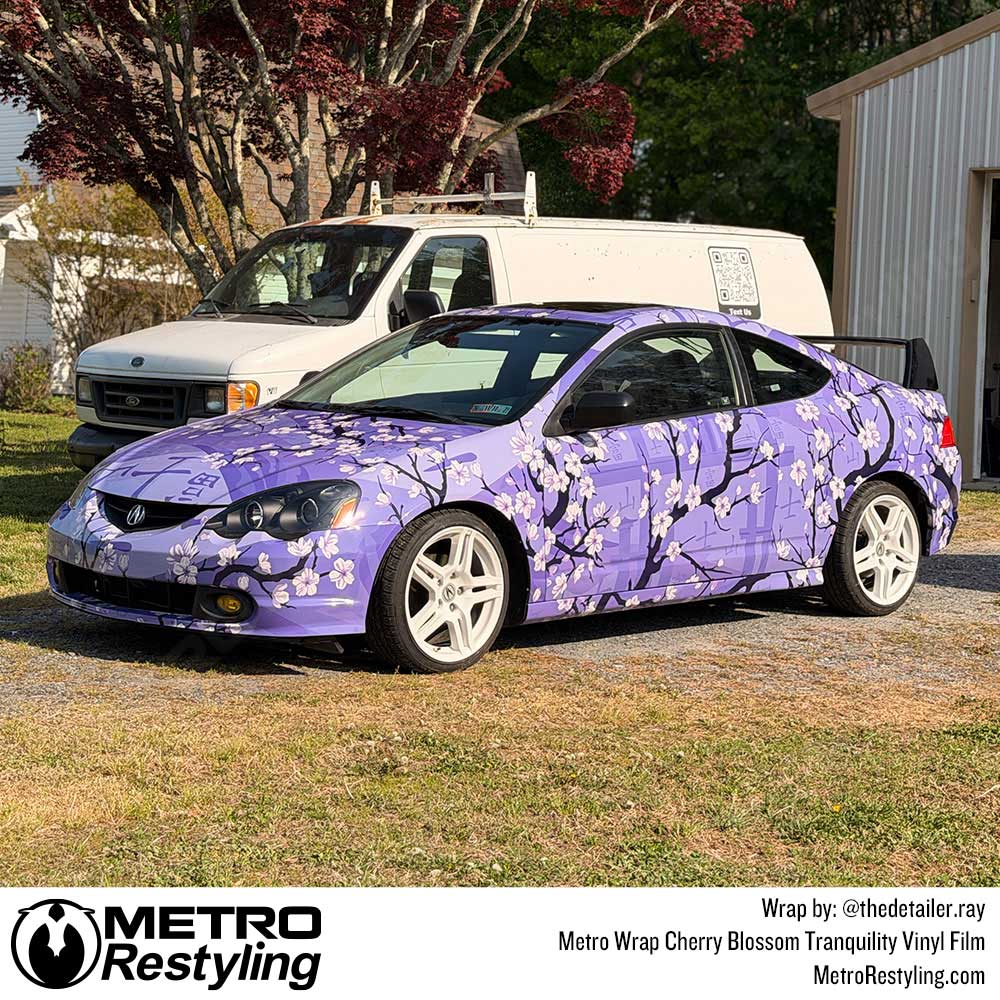 Cherry Blossom Car Wrap