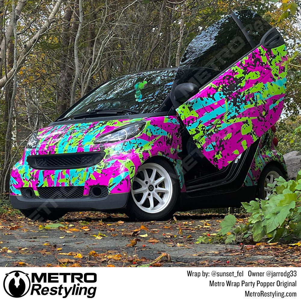party popper smart fortwo wrap