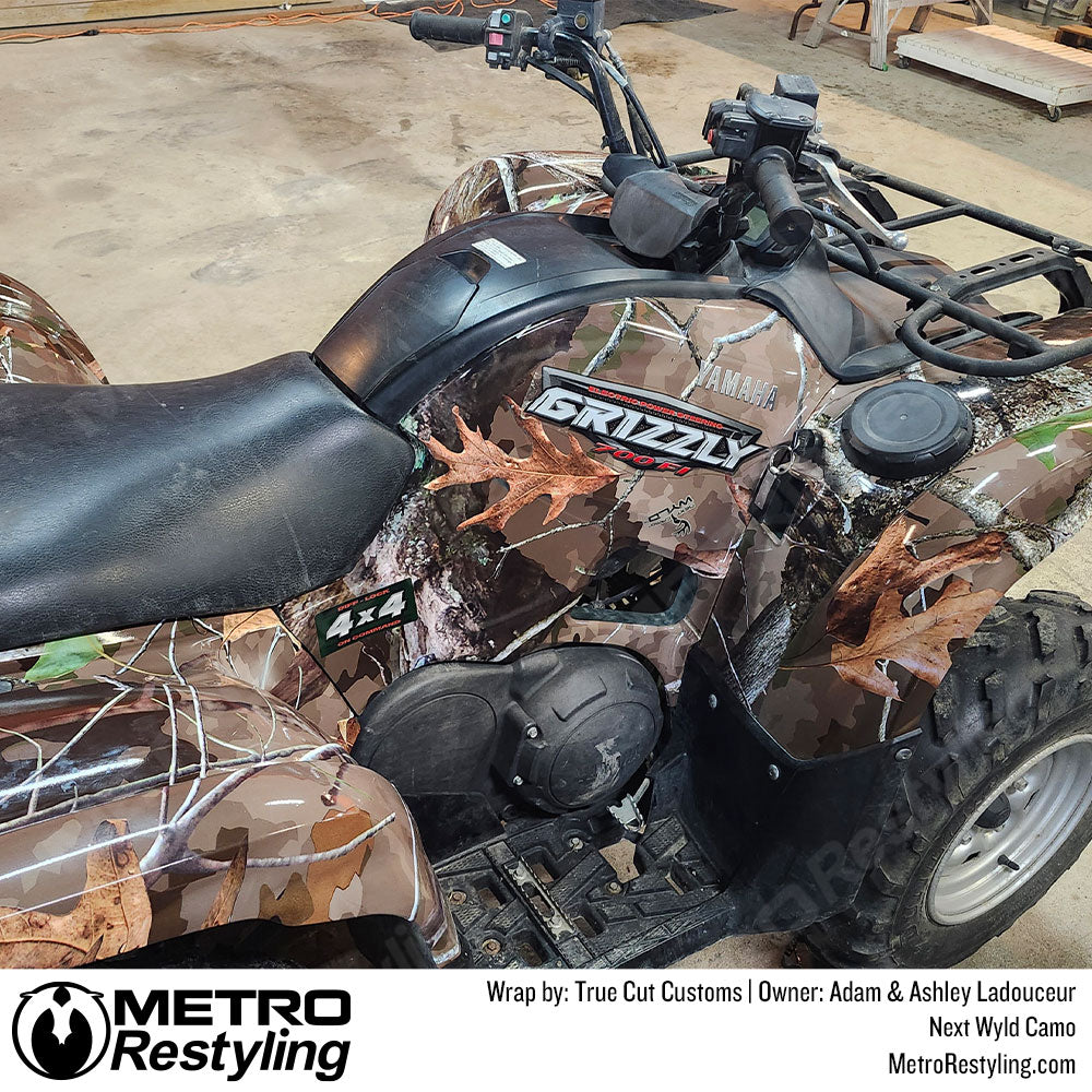Next wyld atv camo wrap