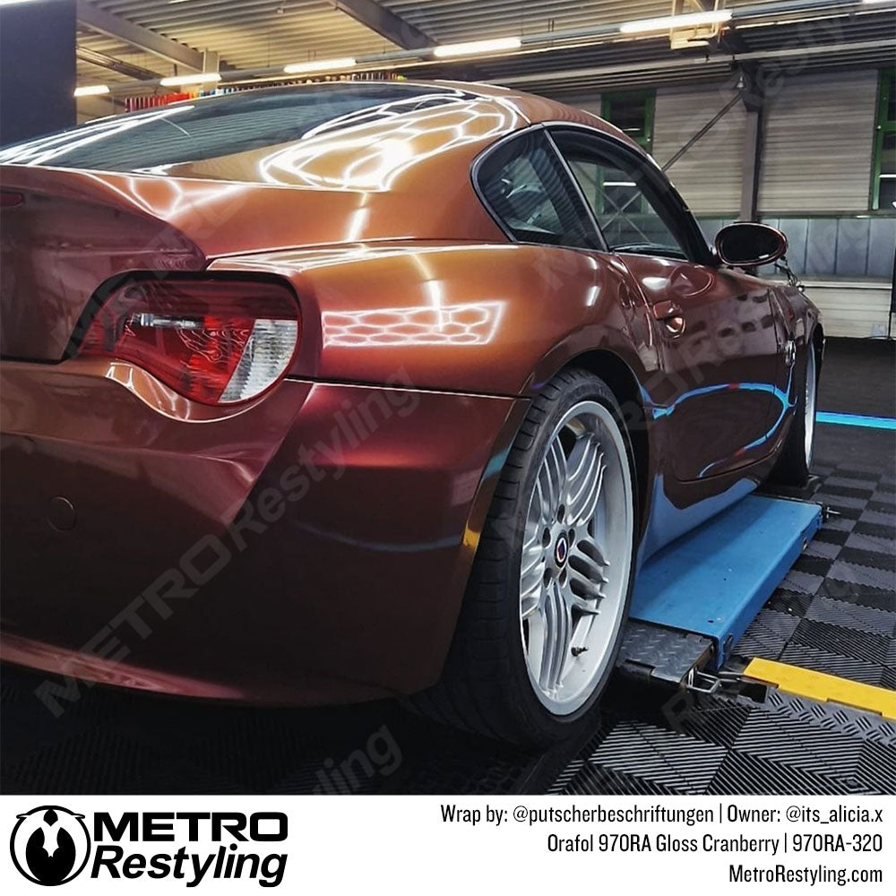 Orafol Gloss Cranberry Vinyl Wrap | Metro Restyling