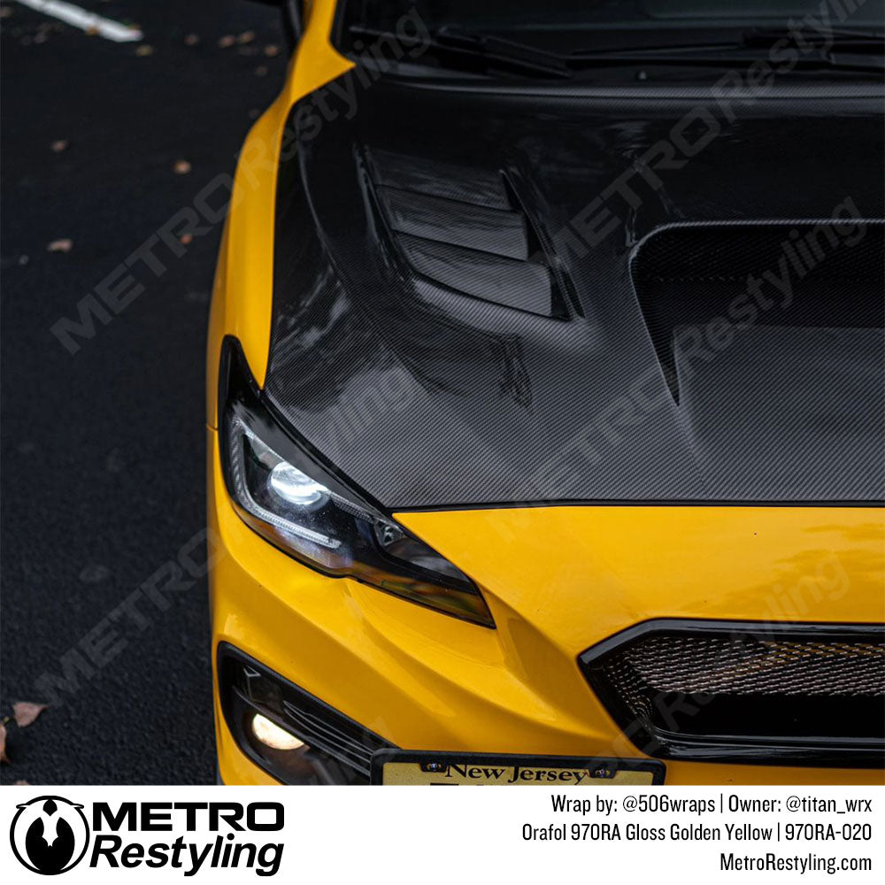 Orafol Gloss Golden Yellow Vinyl Wrap | Metro Restyling
