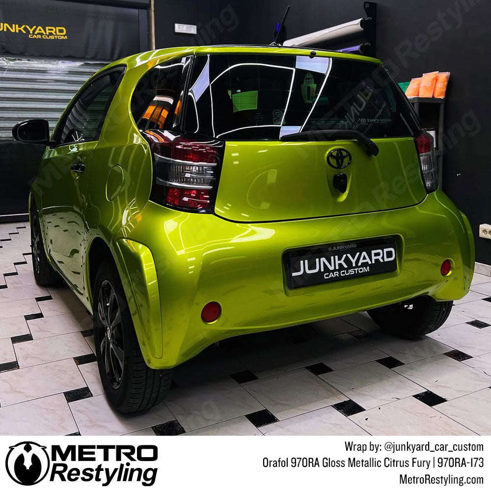 Orafol Gloss Metallic Citrus Fury Vinyl Wrap | Metro Restyling