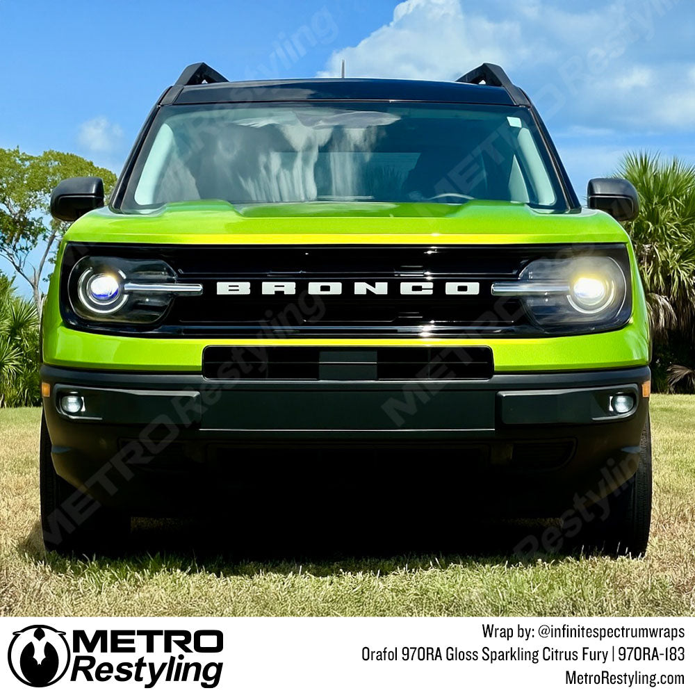 Orafol Gloss Sparkling Citrus Fury Vinyl Wrap | Metro Restyling