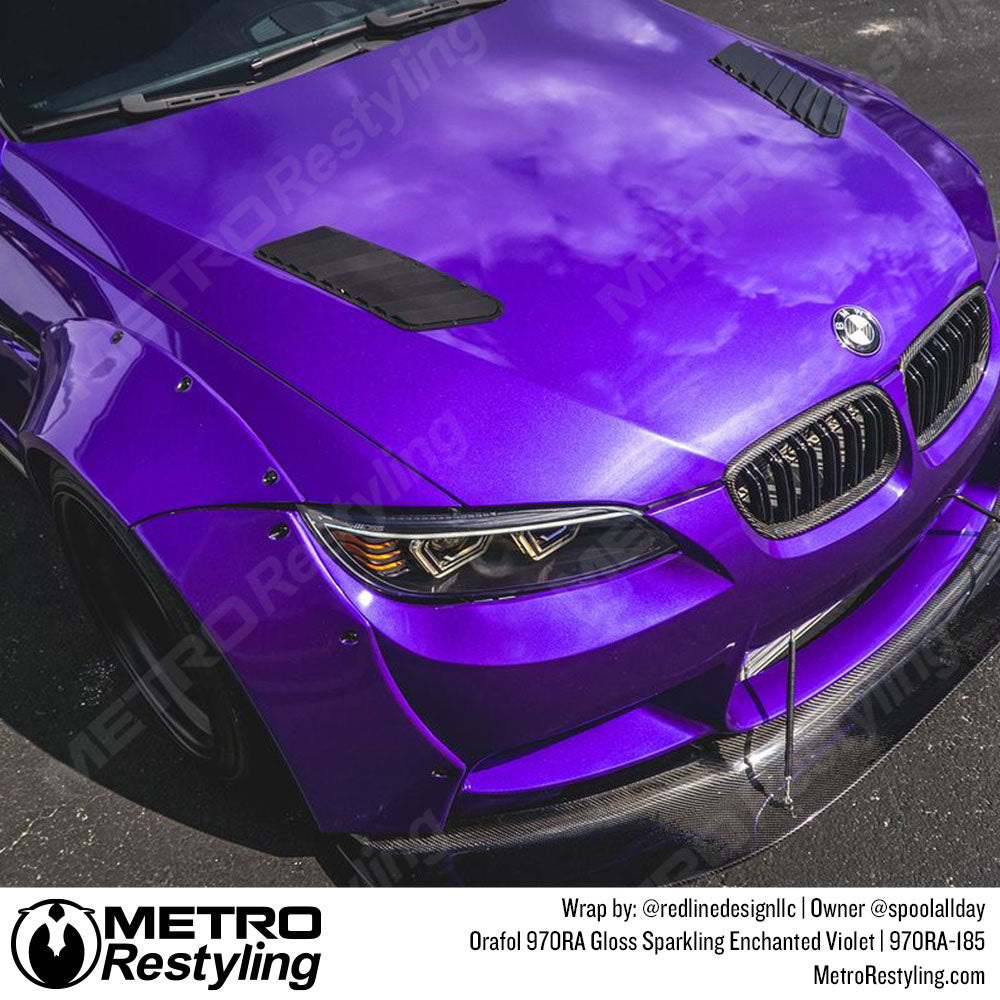 Orafol Gloss Sparkling Enchanted Violet Vinyl Wrap | Metro Restyling