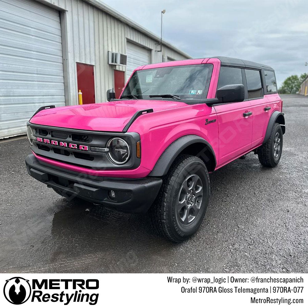 Orafol Gloss Telemagenta Vinyl Wrap | Metro Restyling