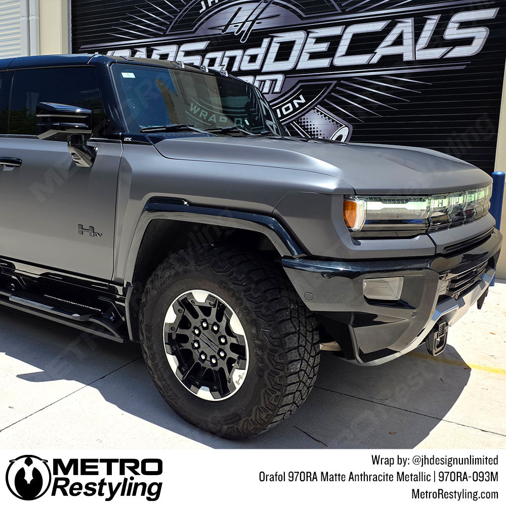 Orafol Matte Anthracite Metallic Vinyl Wrap | Metro Restyling
