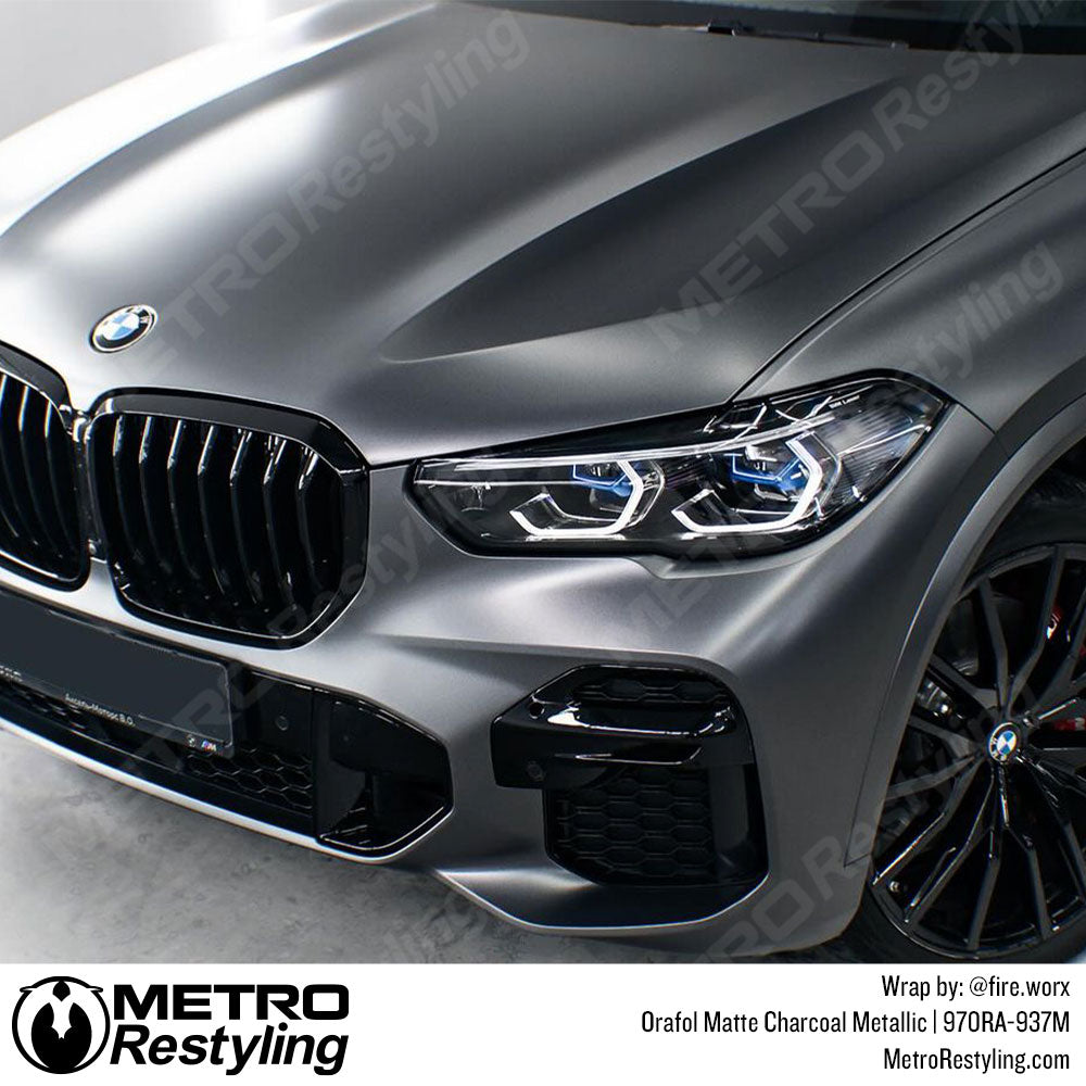 Orafol Matte Charcoal Metallic Vinyl Wrap | Metro Restyling