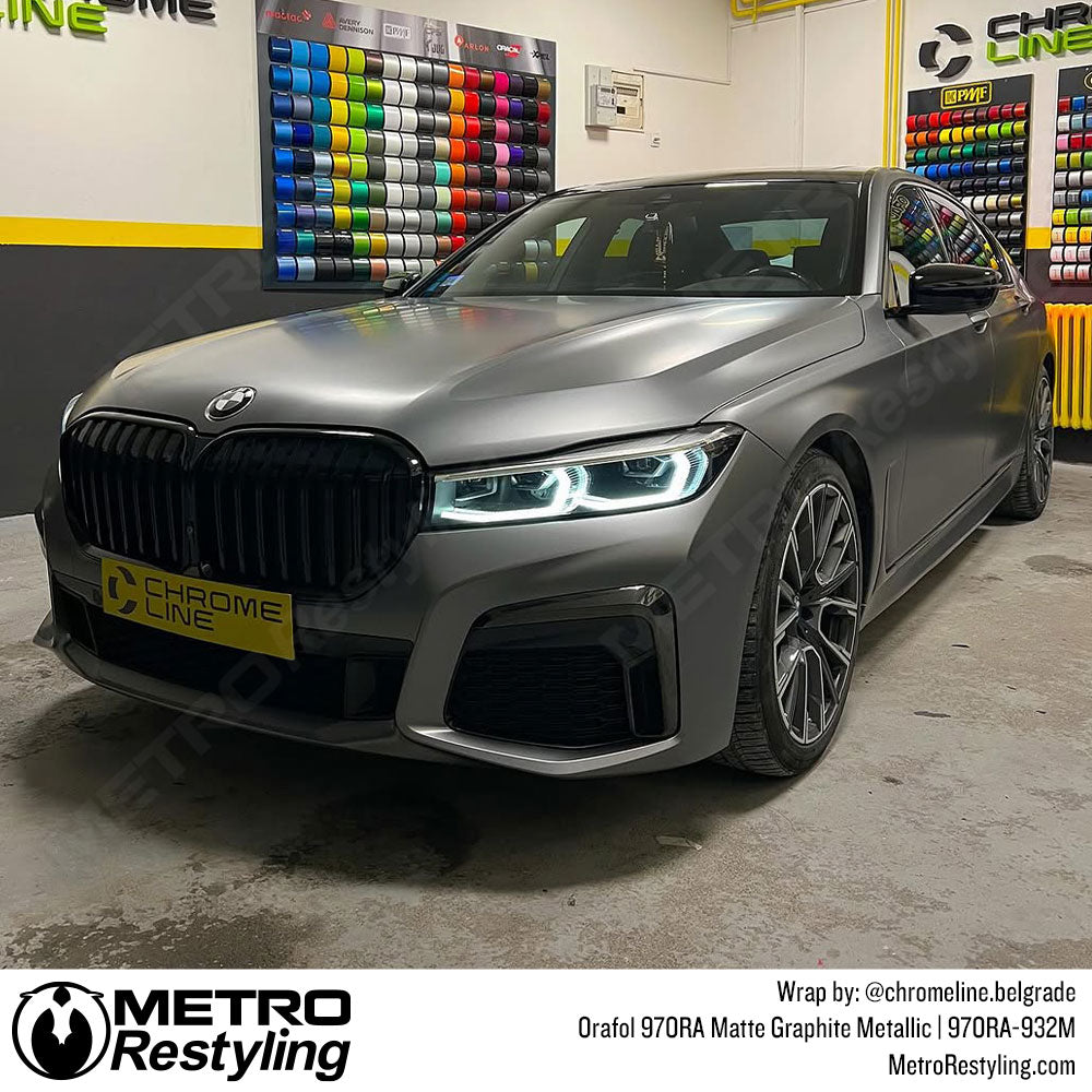 Orafol Matte Graphite Metallic Vinyl Wrap | Metro Restyling