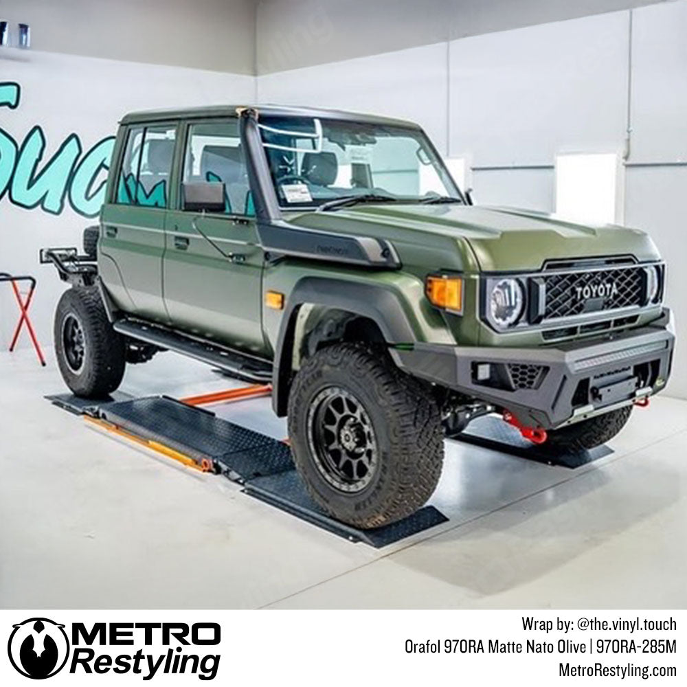 Green Land Cruiser Vinyl Wrap