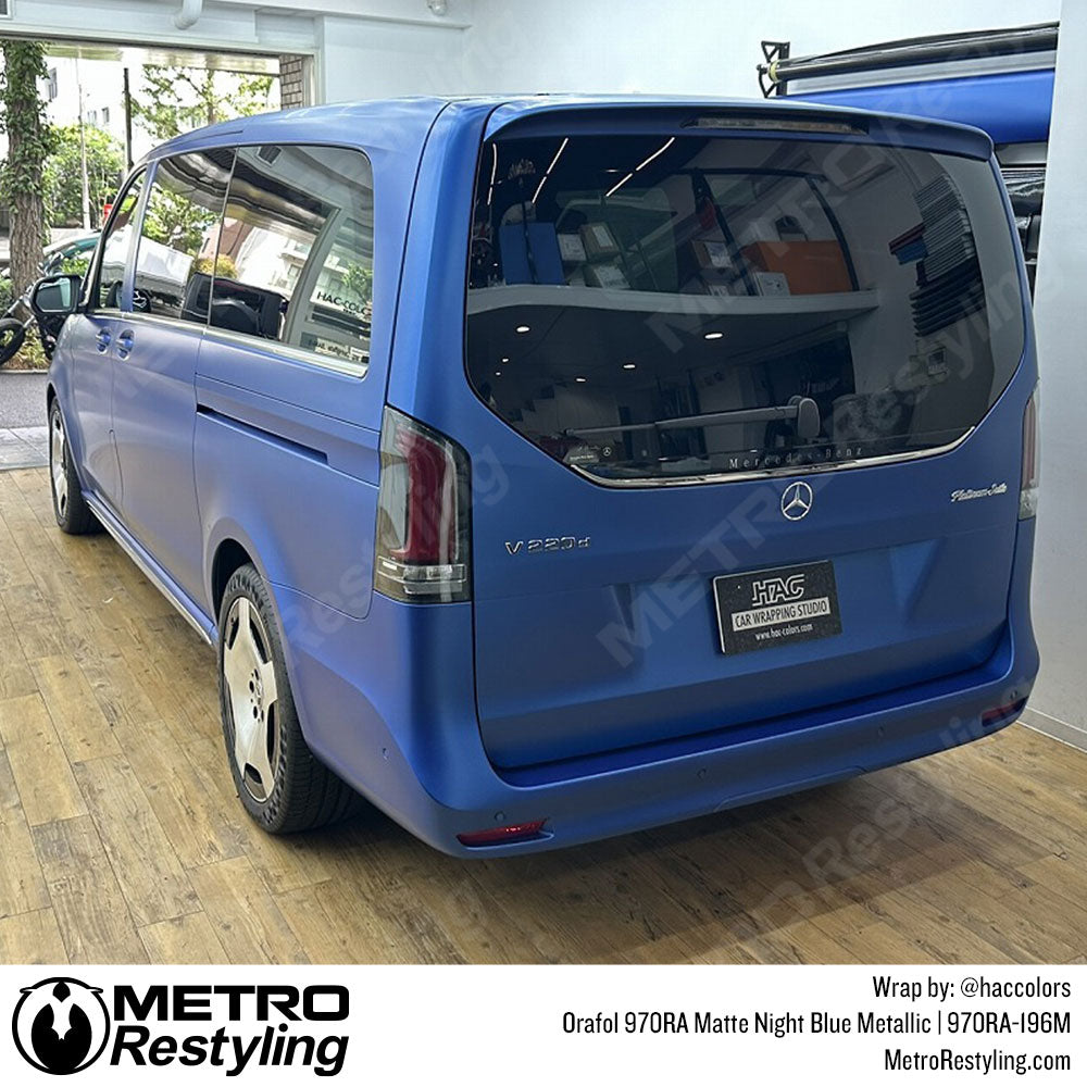Orafol Matte Night Blue Metallic Vinyl Wrap | Metro Restyling
