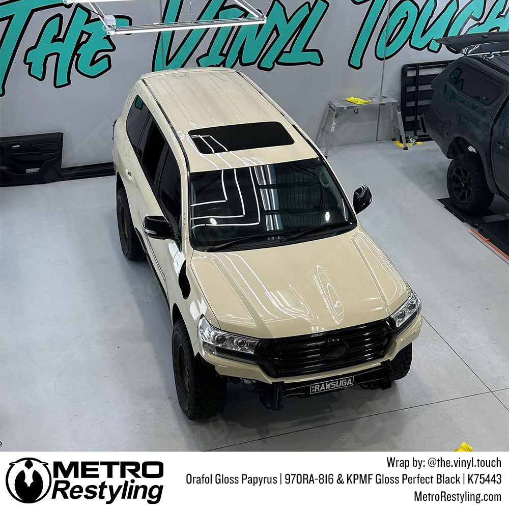 toyota with tan wrap