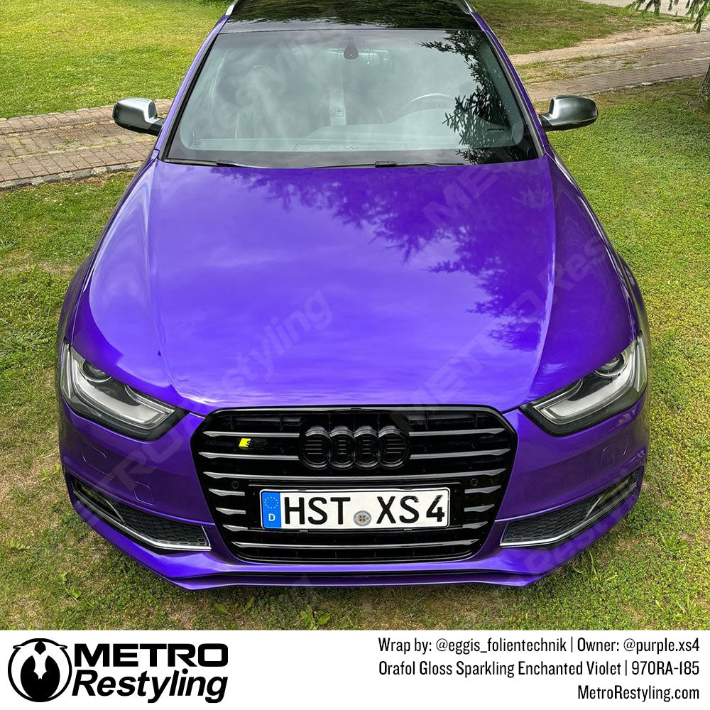 Orafol Gloss Sparkling Enchanted Violet Vinyl Wrap | Metro Restyling