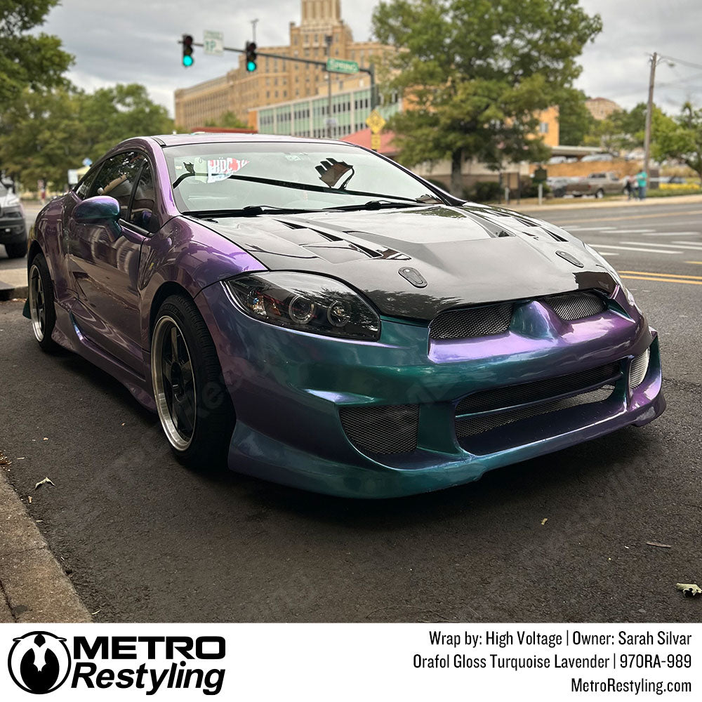 Gloss Turquoise Lavender Mitubishi Wrap