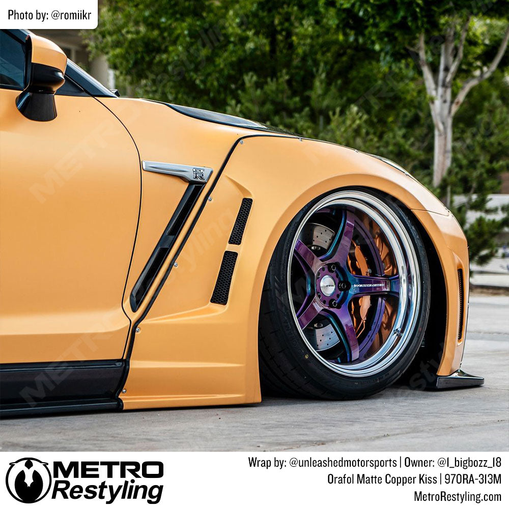 matte copper nissan wrap
