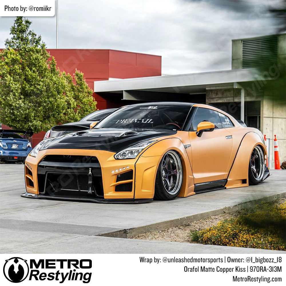 matte copper nissan wrap