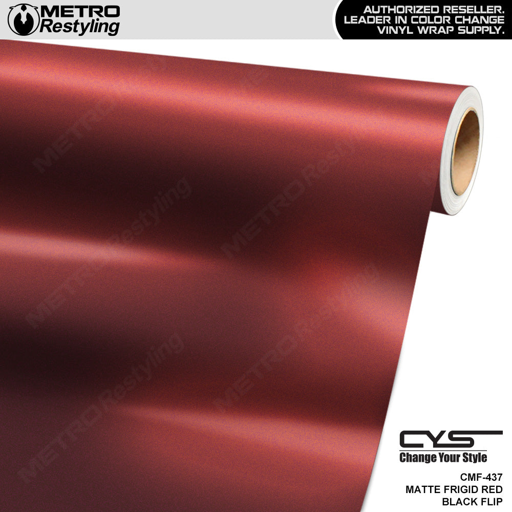 CYS Matte Frigid Red Black Flip | CMF-437