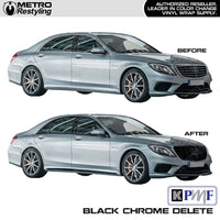 Chrome Delete Vinyl Wrap - 3M, Avery Dennison, CYS & KPMF