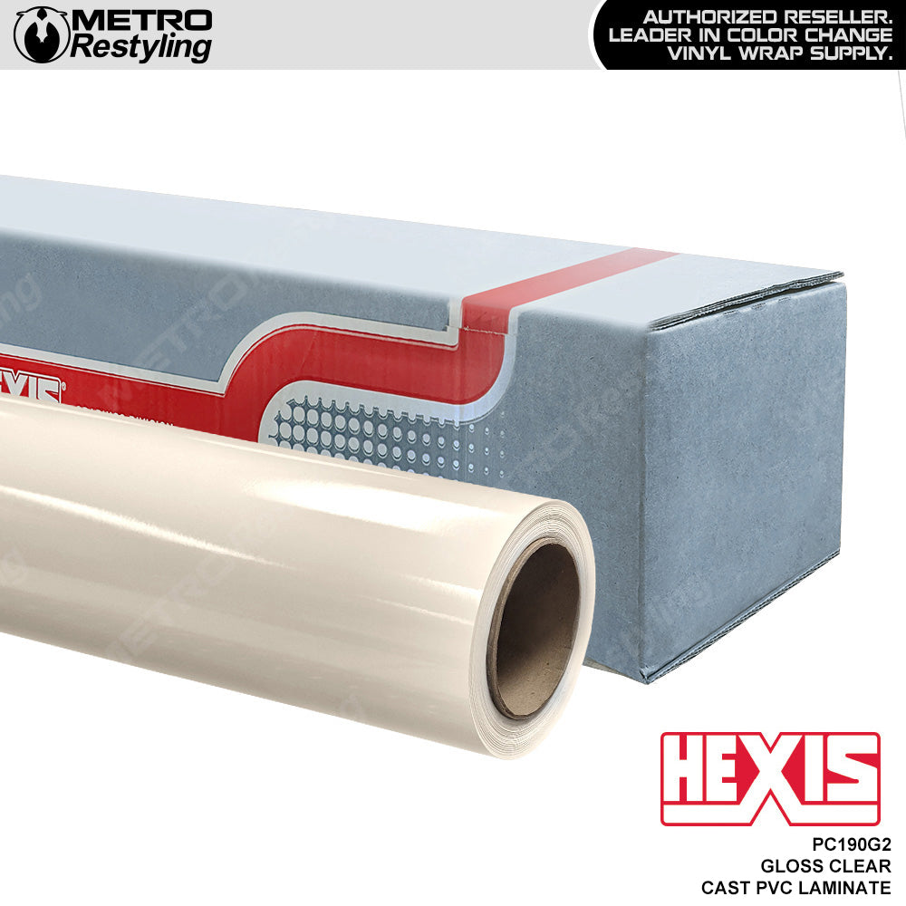 Hexis Gloss Clear Cast PVC Laminate | PC190G2