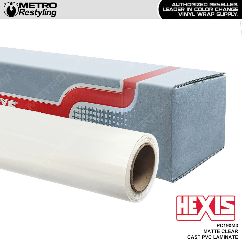 Hexis Matte Clear Cast PVC Laminate | PC190M3