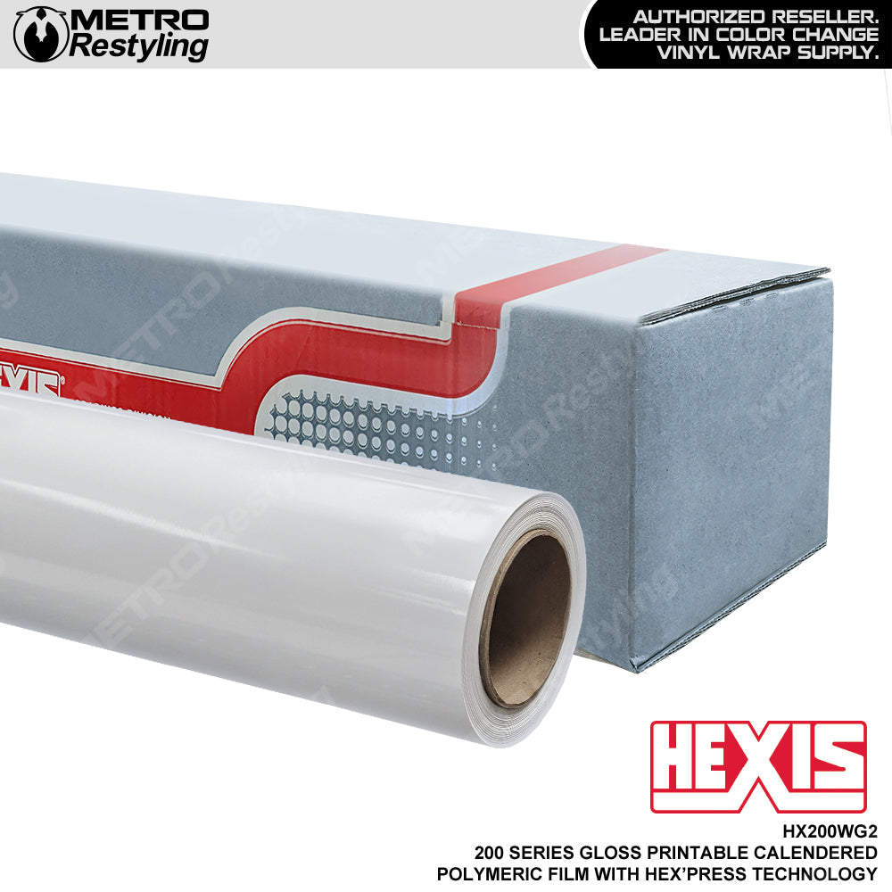 Hexis 200 Series Printable Polymeric Calendered Film HX200WG2 | Metro ...