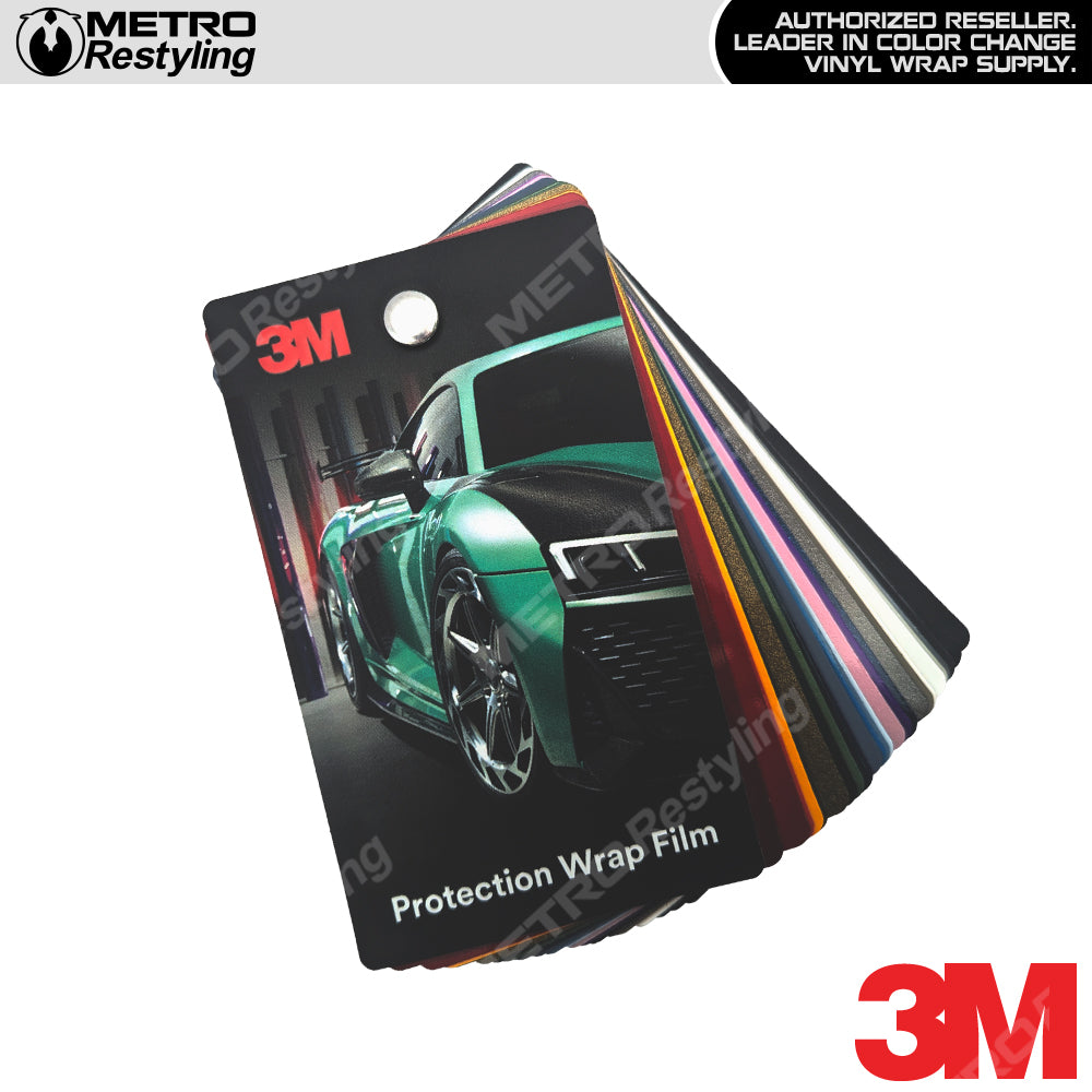 3M PWF Paint Protection Film Wrap Sample Book