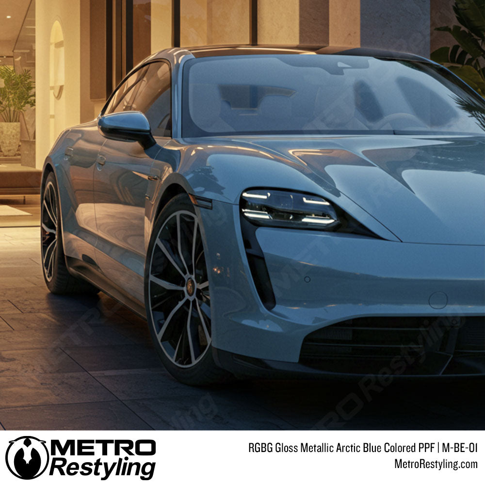 RGBG Gloss Metallic Arctic Blue Colored PPF | M-BE-01