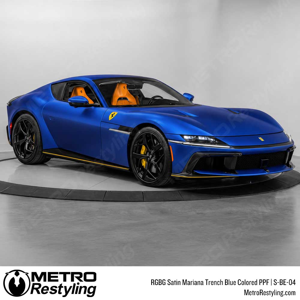 RGBG Satin Mariana Trench Blue Colored PPF