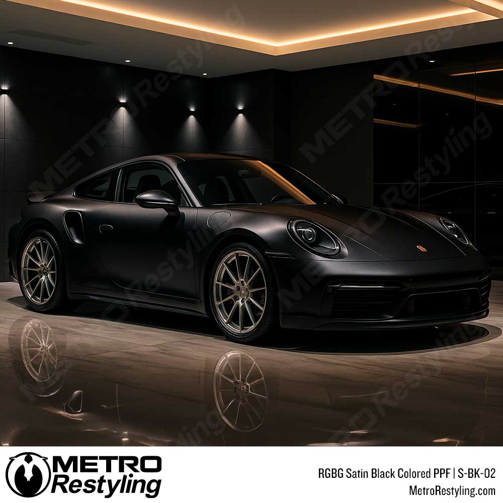 RGBG Satin Black Colored PPF