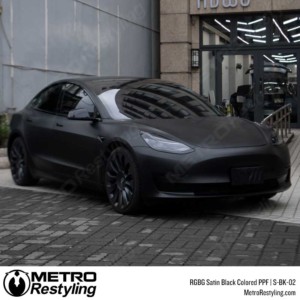 RGBG Satin Black Colored PPF