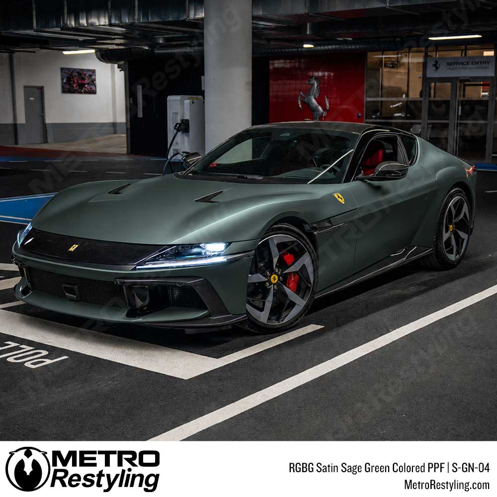 RGBG Satin Sage Green Colored PPF