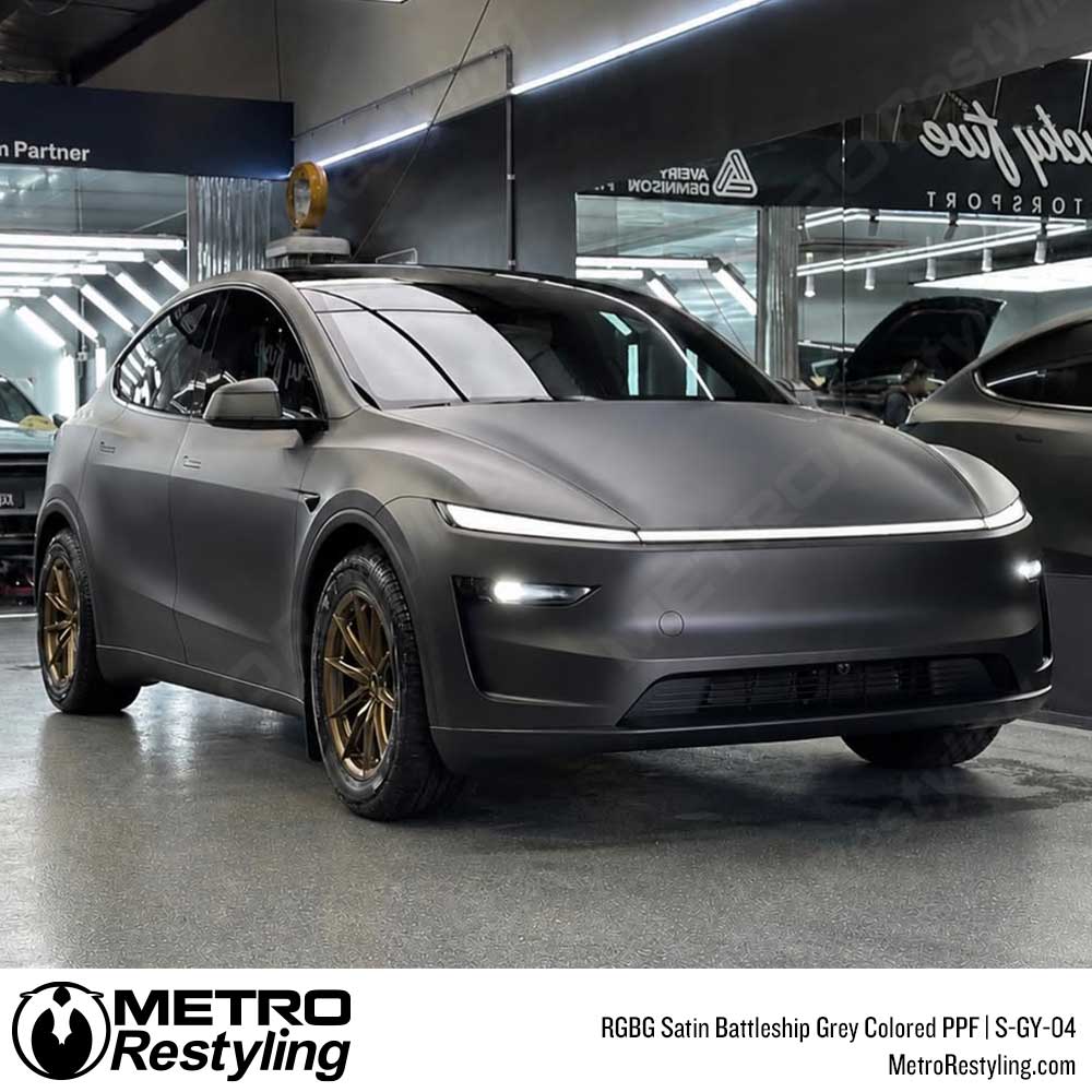 RGBG Satin Battleship Grey Colored PPF