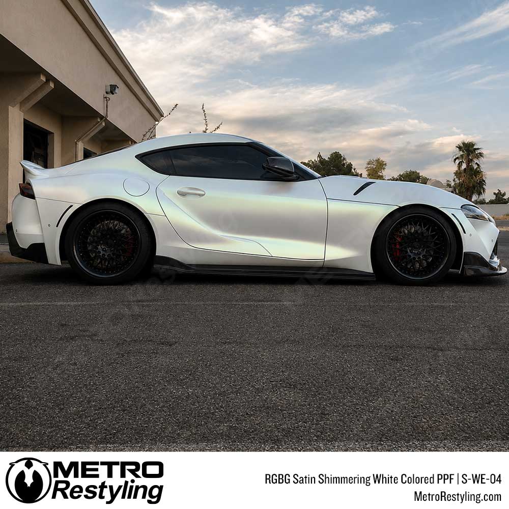 RGBG Satin Shimmering White Colored PPF