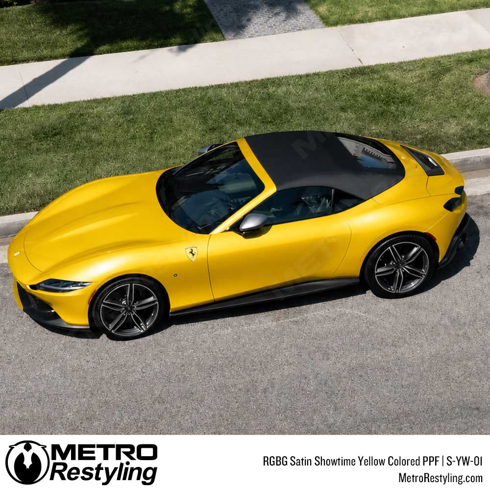 RGBG Satin Showtime Yellow Colored PPF