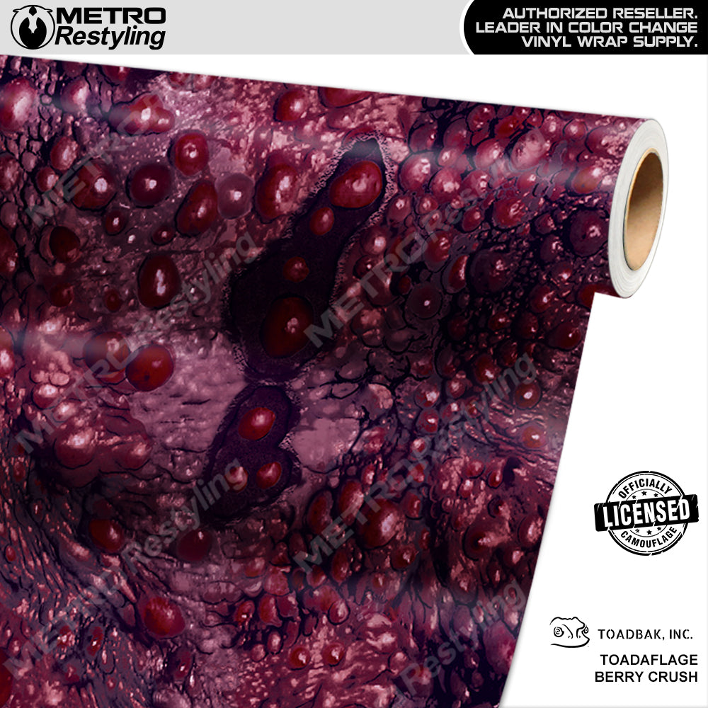 Toadaflage Berry Crush Camouflage Vinyl Wrap Film