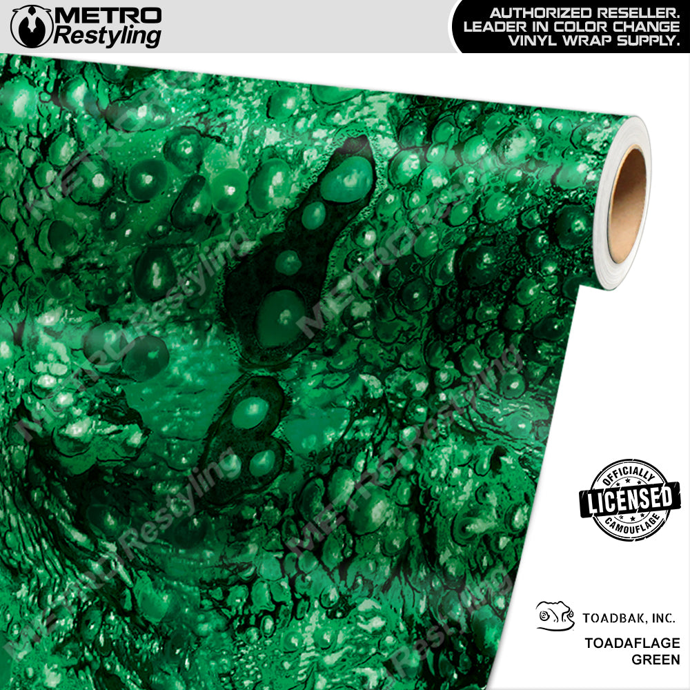 Toadaflage Green Camouflage Vinyl Wrap Film
